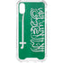 Saudi Arabia Flag Distressed iPhone XS Clear Case